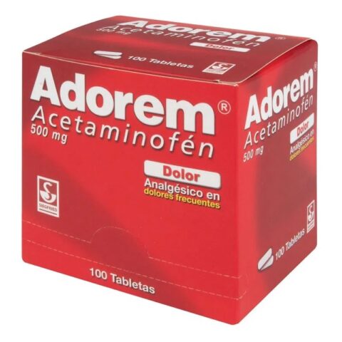 ADOREM DOLOR 500 MG X 100 TAB SOBRE X 4 - Casa y Salud Droguerías y ...