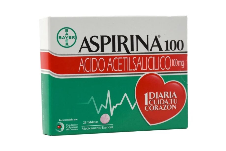 ASPIRINA 100 MG CAJA X 28 TAB BAYER Casa y Salud Droguerías y Minimarket